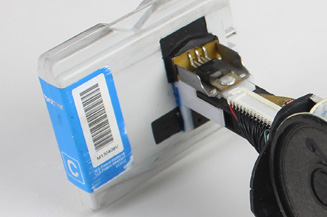 Fax machine FAX Wing 3000 spacecraft art piece.